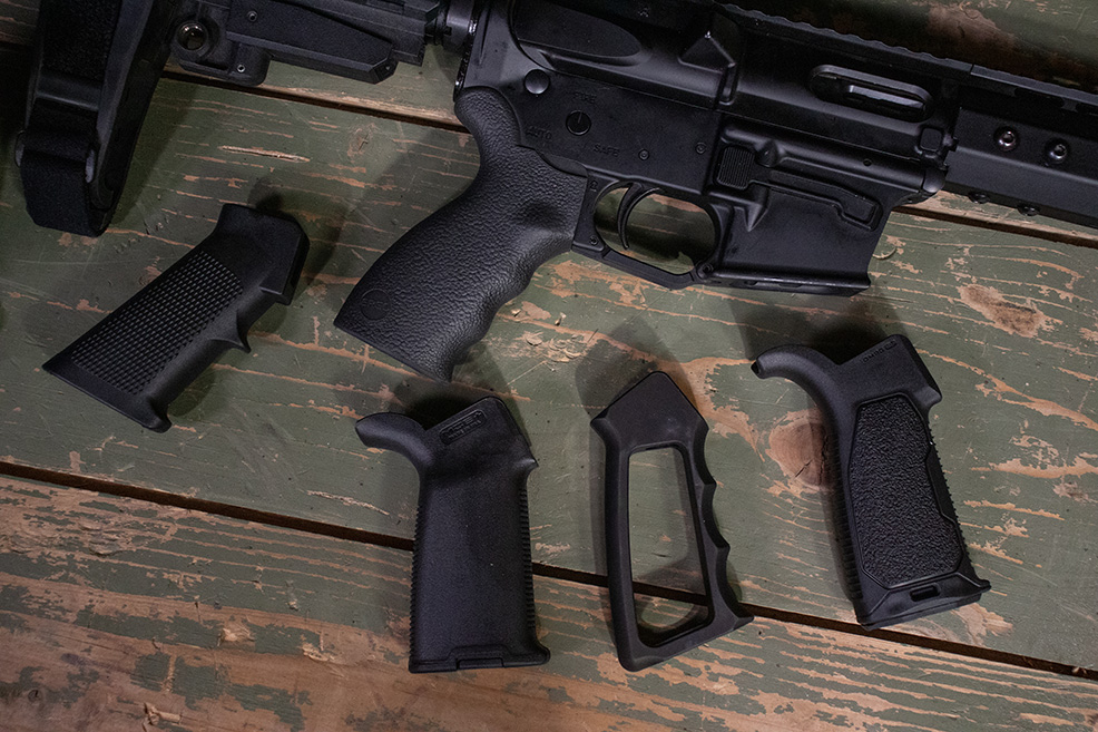 Standard A2 style grip